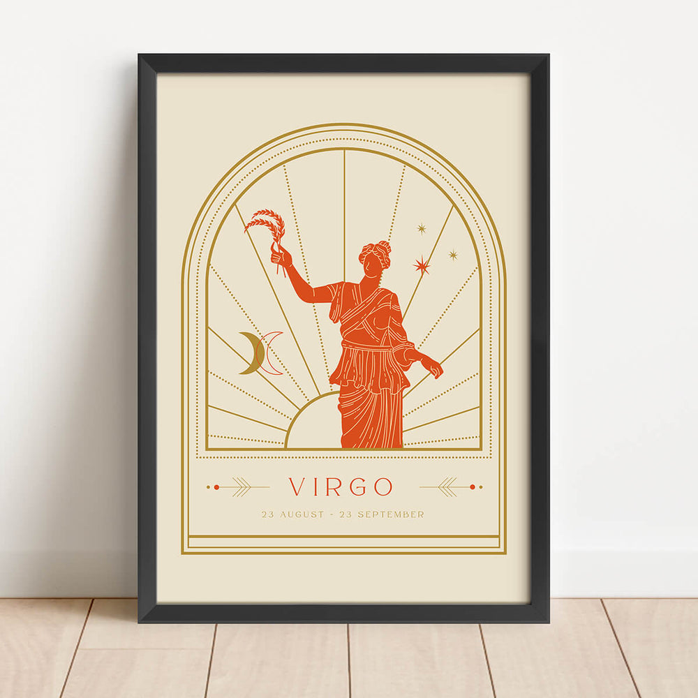 Vintage Zodiac- Virgo
